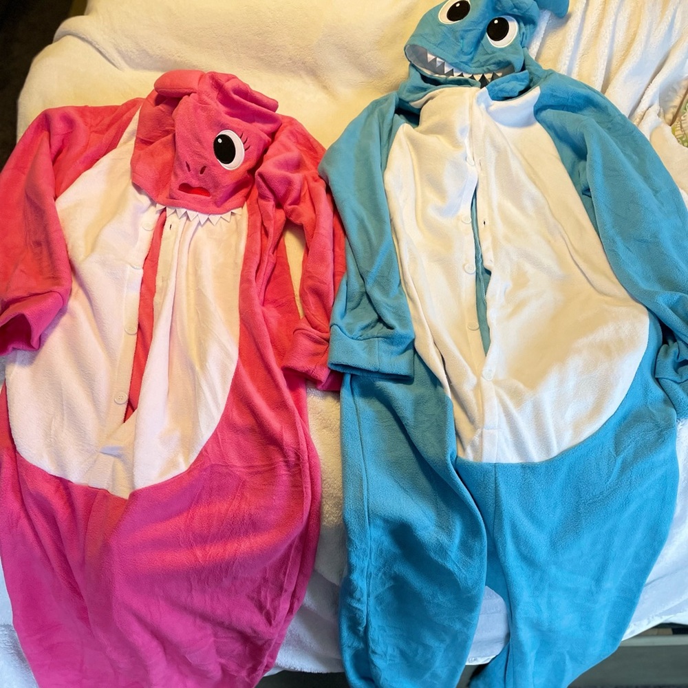 Mommy & Daddy Shark Onesies